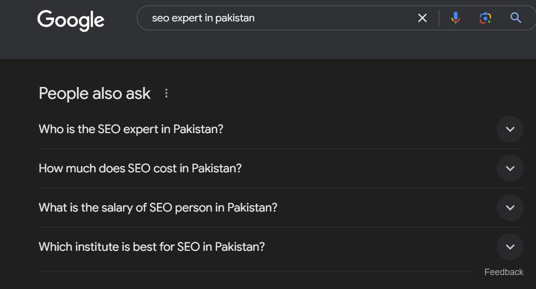 This is shows, ketword research for SEO expert in Pakistan.